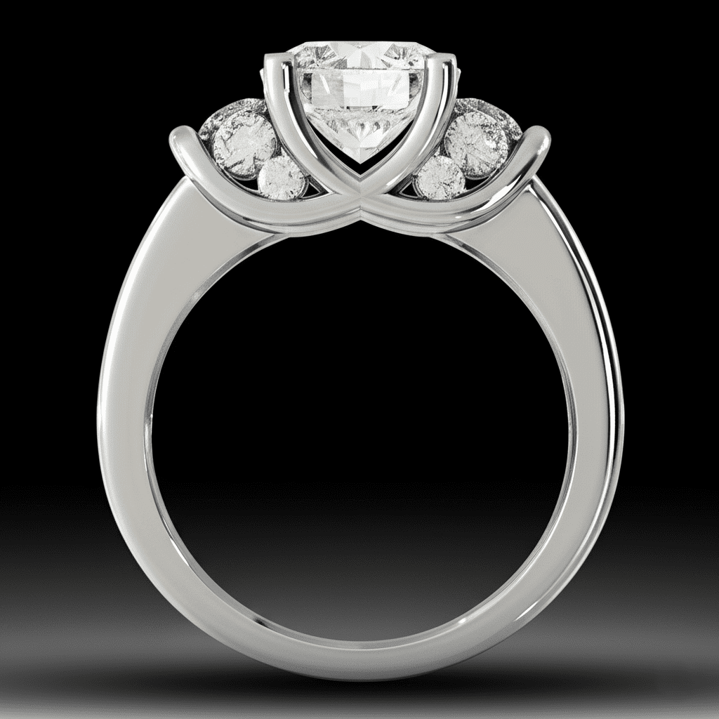 Three Stones Diamond Ring