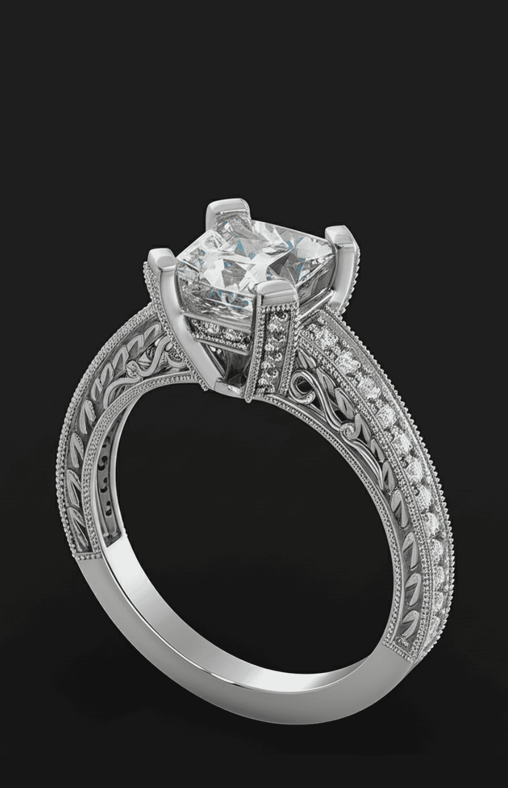 Art Deco Custom Ring