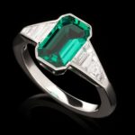 Emerald Bezel Ring