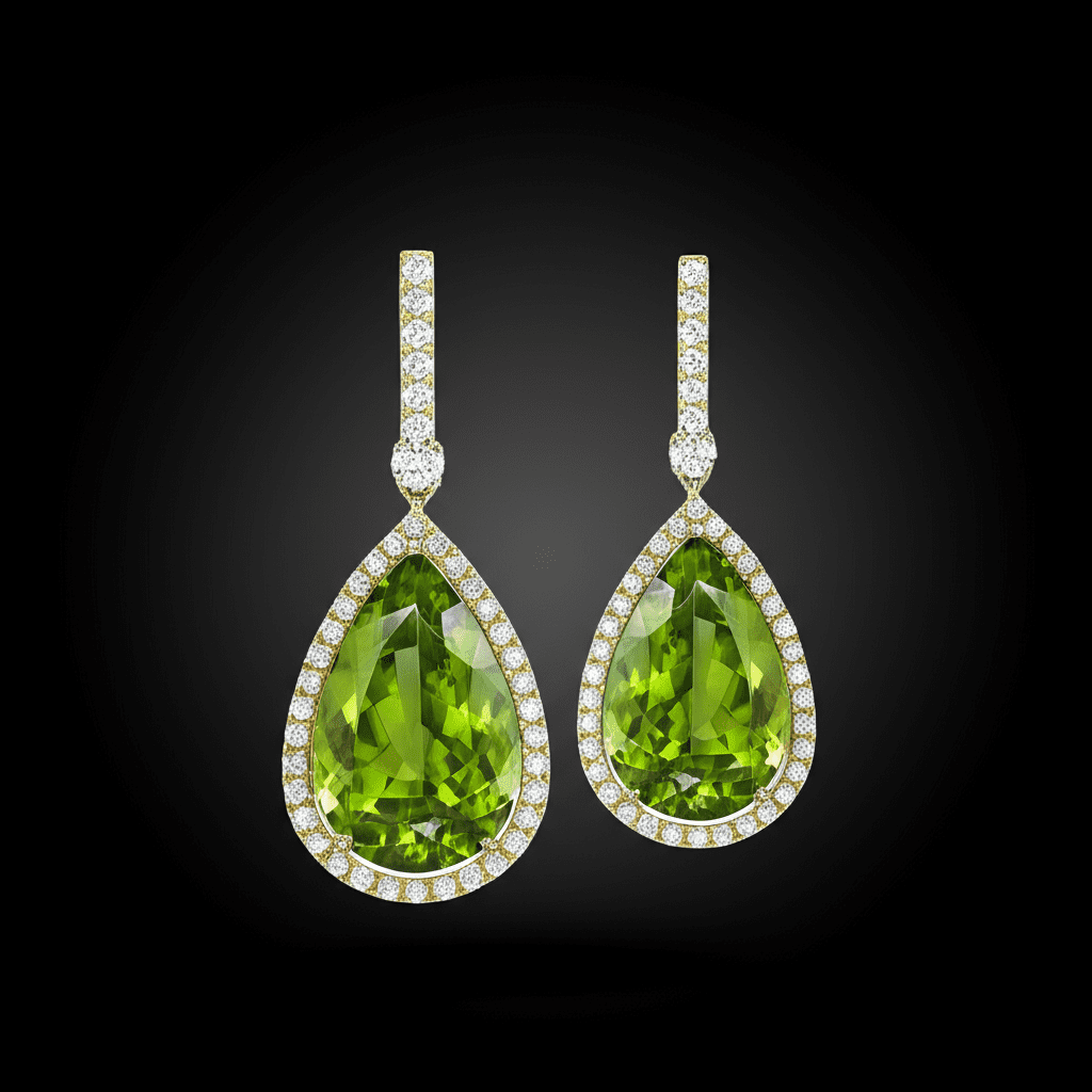 Peridot Dangle Earrings