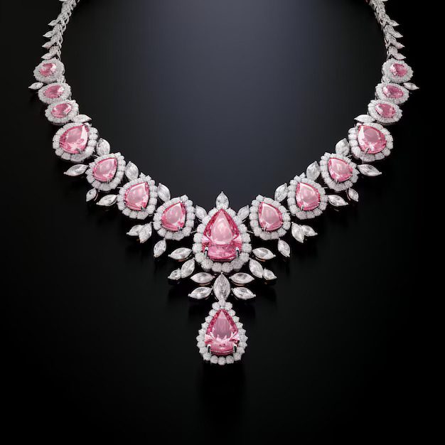 Pink Diamond Necklace