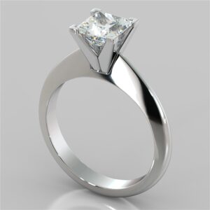 Princess Cut Solitaire Ring