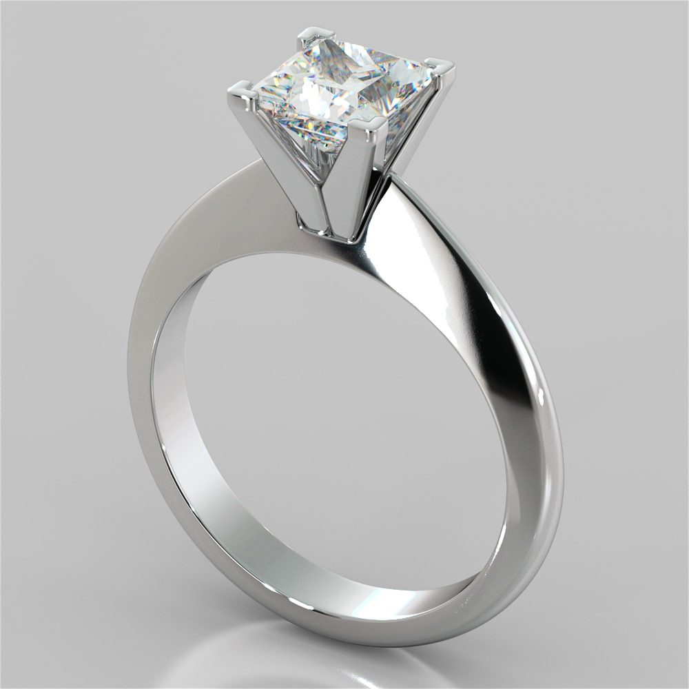 Princess Cut Solitaire Ring
