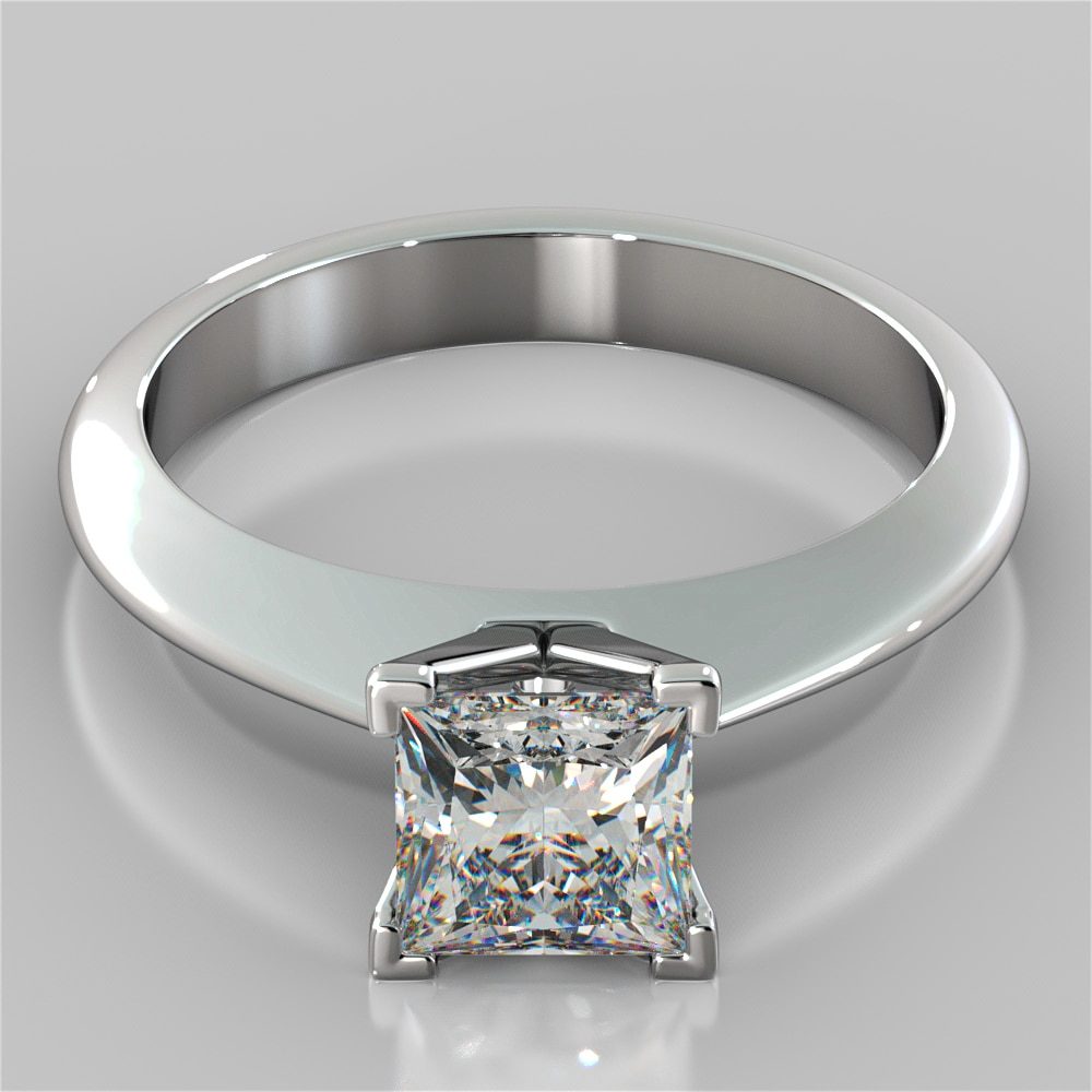 Princess Cut Solitaire Ring