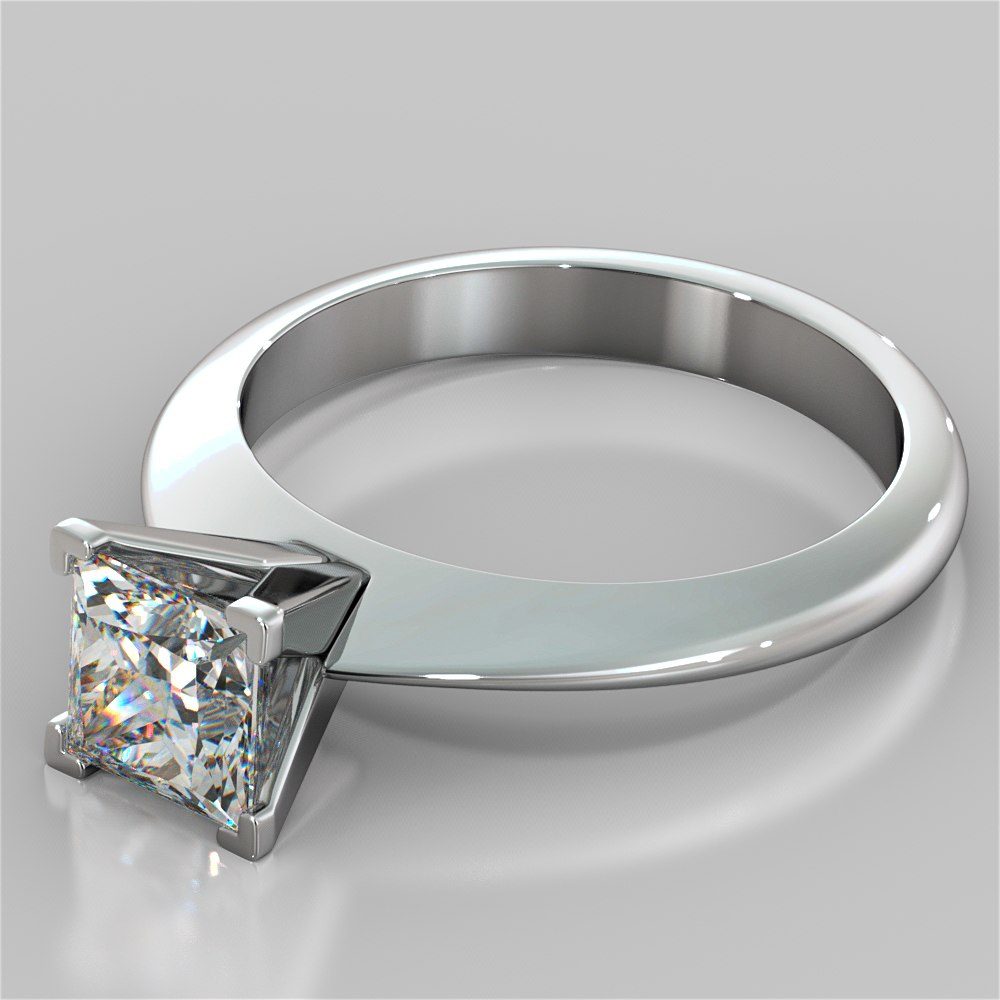Princess Cut Solitaire Ring
