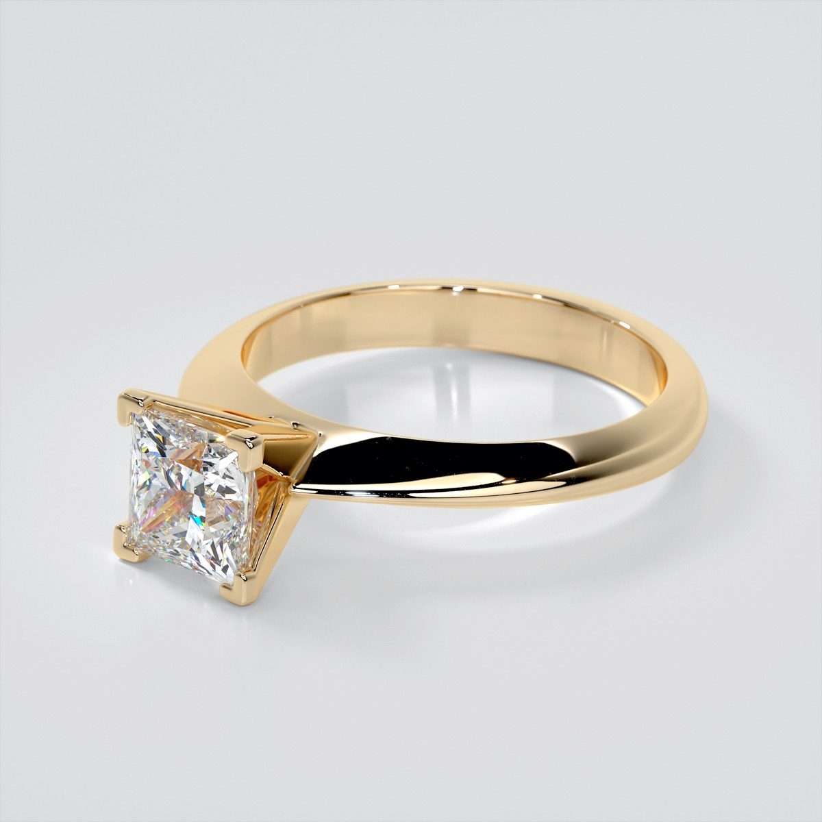 Princess Cut Solitaire Ring