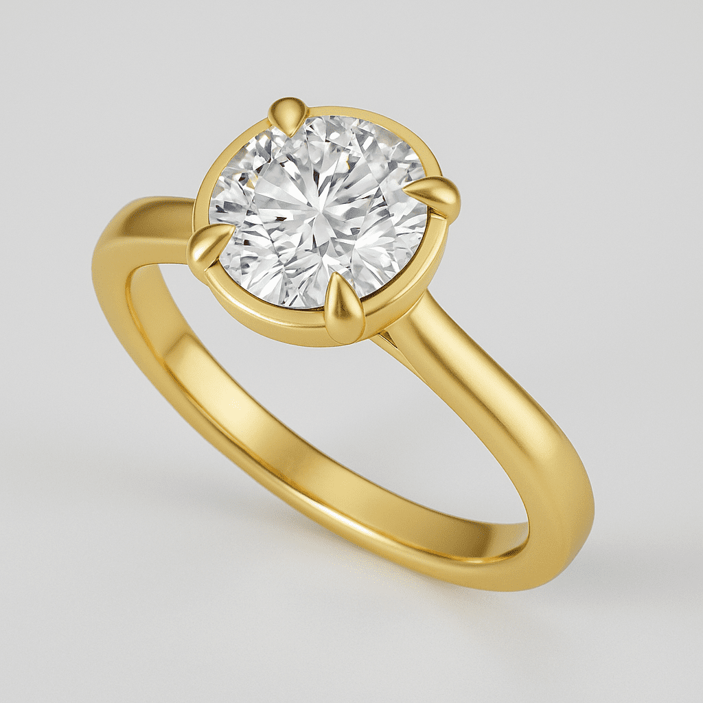 Bezel Prong Hybrid Setting