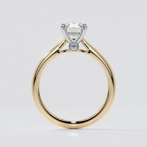 Cathedral Solitaire Engagement Ring