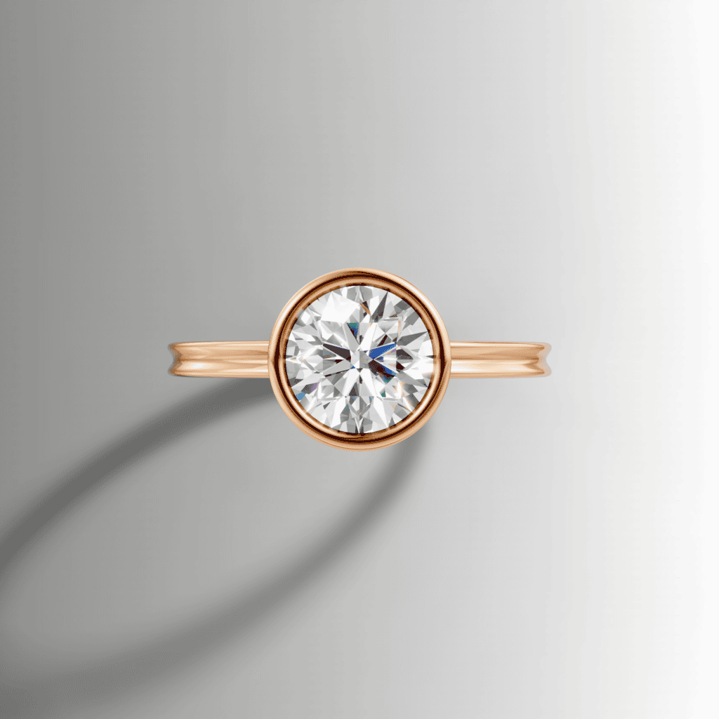Bezel Engagement Ring