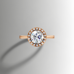 Halo Diamond Engagement Ring