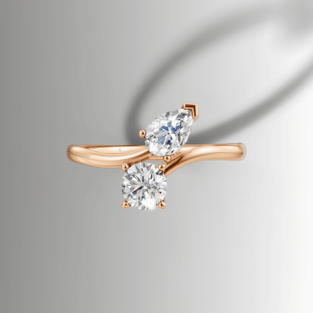 Toi Et Moi Engagement Ring