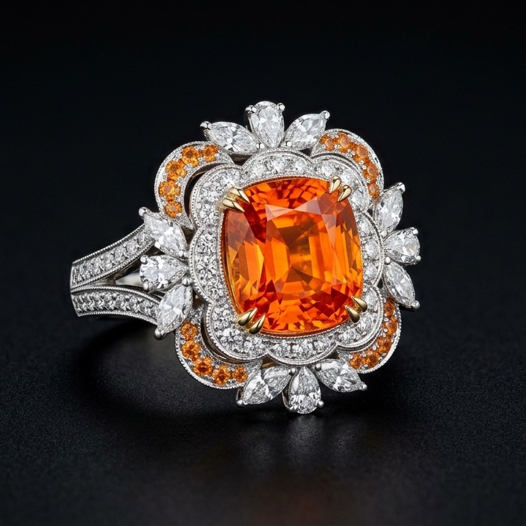 Orange Sapphire Gemstones Kuala Lumpur, Malaysia