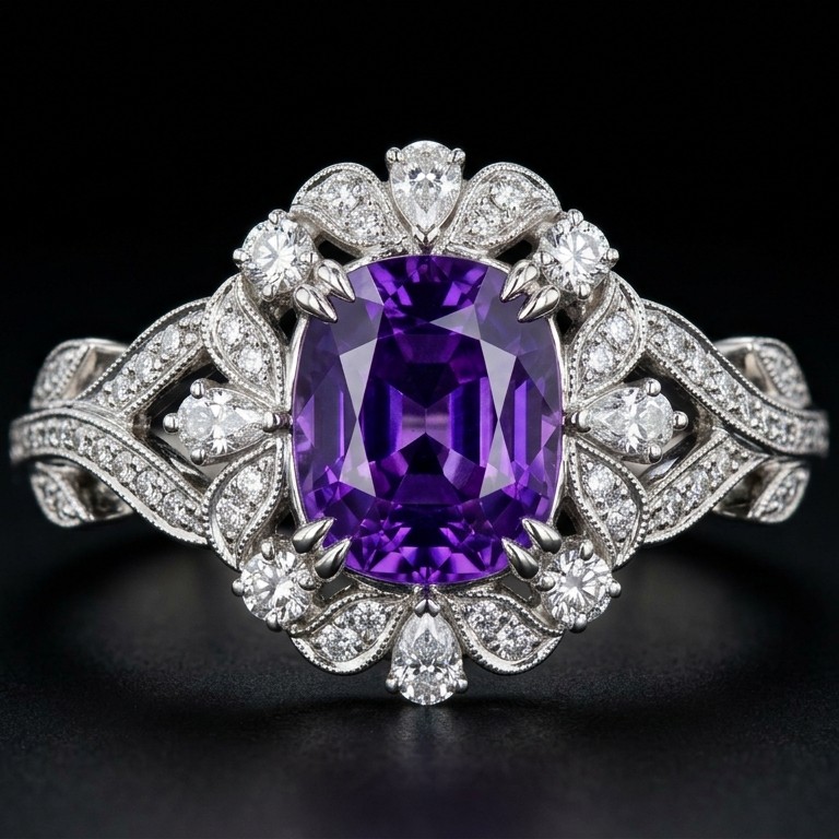 Purple Sapphire Gemstones Kuala Lumpur, Malaysia