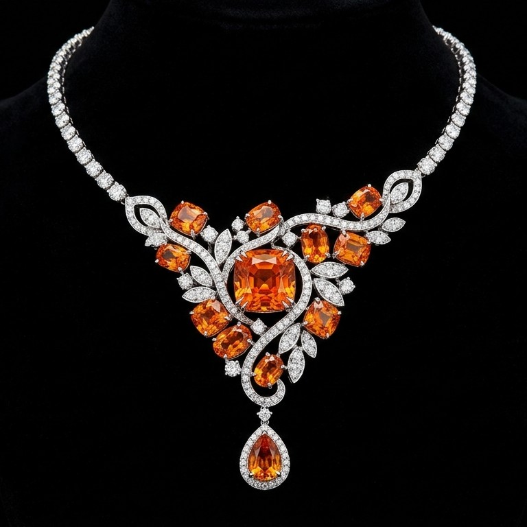 Orange Sapphire Gemstones KL, Malaysia